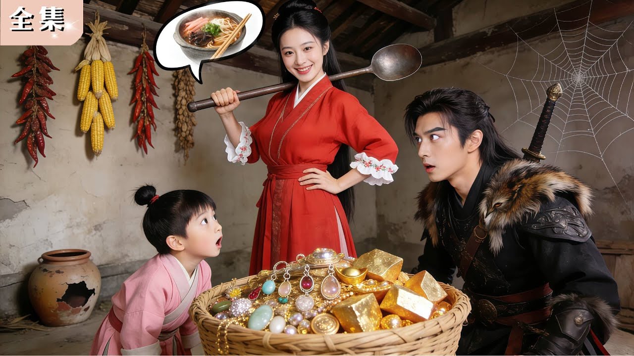 穿越古代竟成「便宜娘」！家徒四壁、人人嘲笑，她卻靠一碗超臭螺螄粉逆天翻身，全家暴富！窮獵戶老公身份曝光&mdash;&mdash;竟是威震天下的大將軍！瞬間寵上天！#甜寵  #爽劇 #穿越 #重生 #chinesedrama