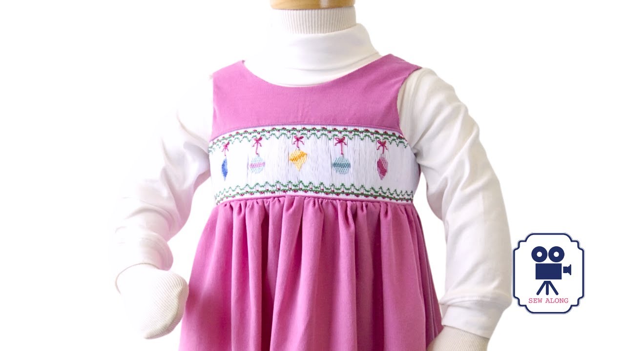 Mary De with Smocked Insertion Day 1 Sew Along