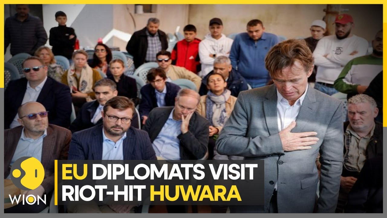 Palestine: EU diplomats express solidarity to residents as they visit riot-hit Huwara | WION
