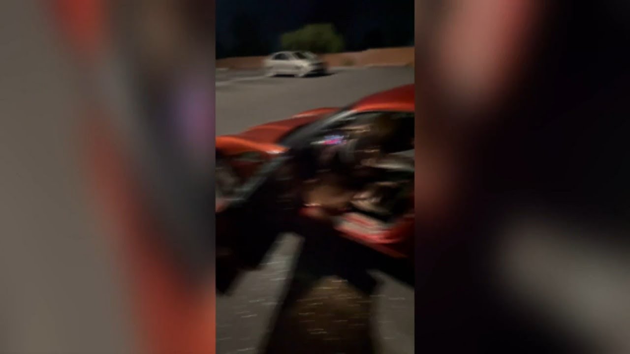 More than a dozen cars were smashed in the parking lot at Park Place mall