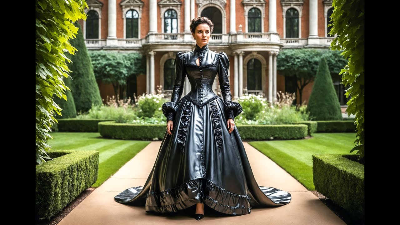 Stunning Leather Bustle Dresses | Victorian-Inspired Elegance #victorian #leather #fashion