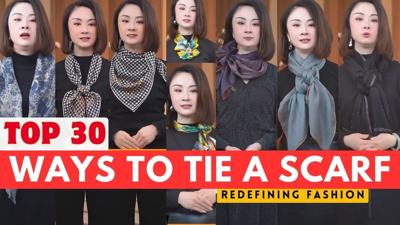 The 30 fashion ways to style a scarf in 2024 | Easy scarf & frock for girls Part-10 