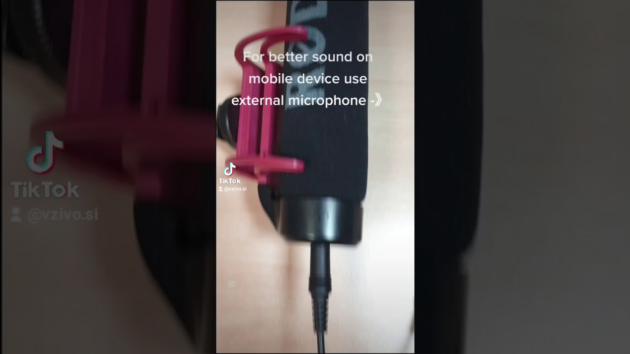 External microphone to smart phone for better sound