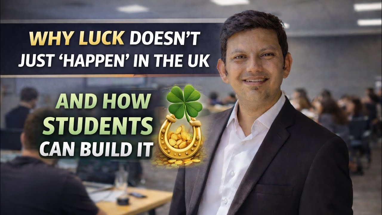 Why Good Luck Doesn’t Just Happen in the UK | A Lecturer Explains How Students Build Opportunities