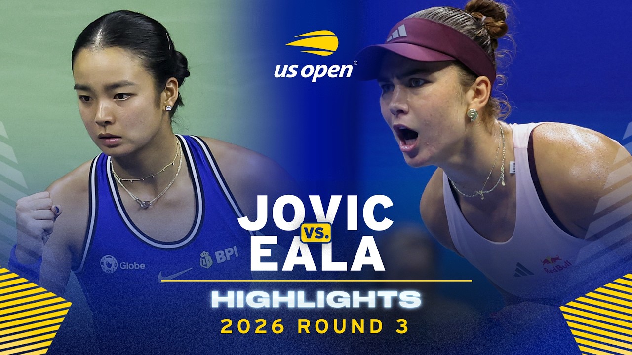 Iva Jovic vs. Alexandra Eala Highlights | 2026 US Open Round 3