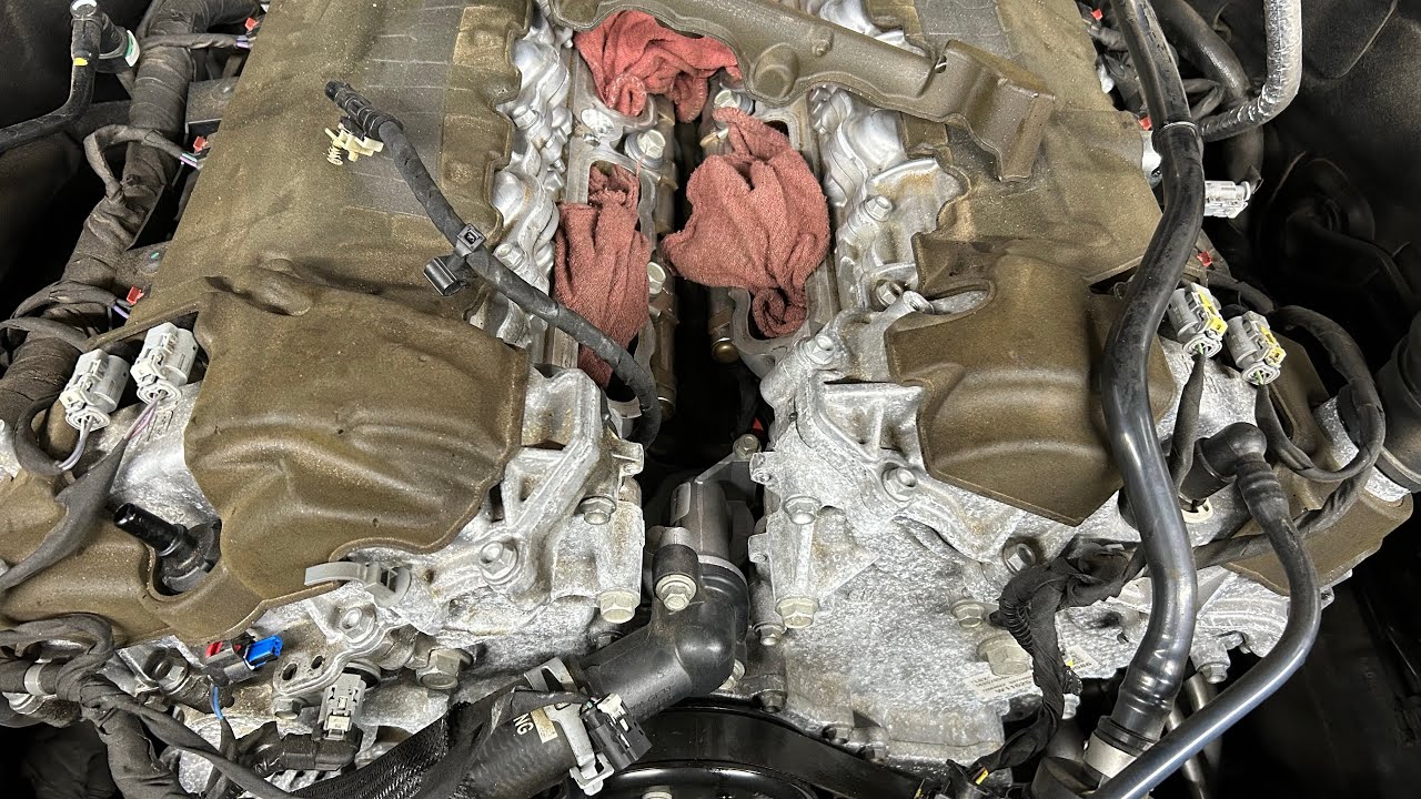 2017 Cadillac CT6 3.6L Thermostat Removal