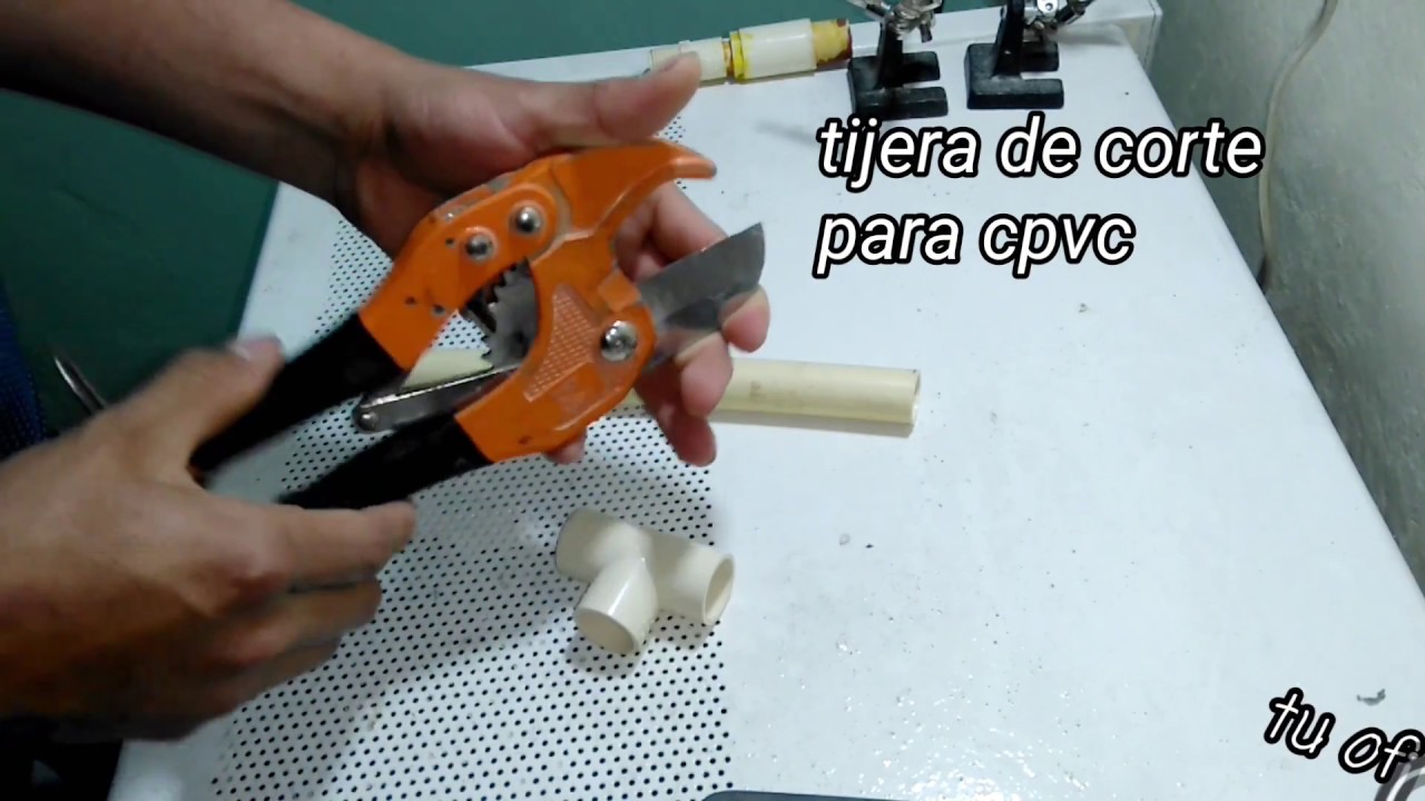 Cómo pegar o unir tubería de c-pvc (cpvc)