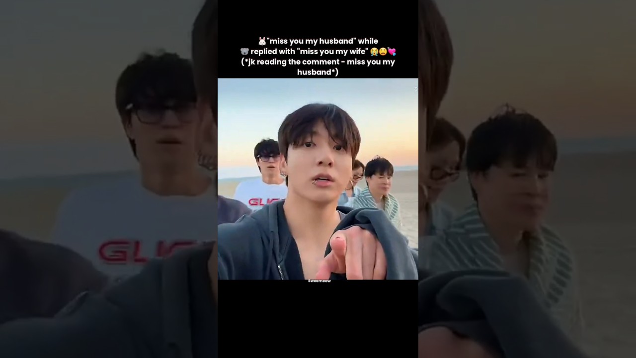 🐰"miss you my husband" while🐨 replied with "miss you my wife" 😭😩💘