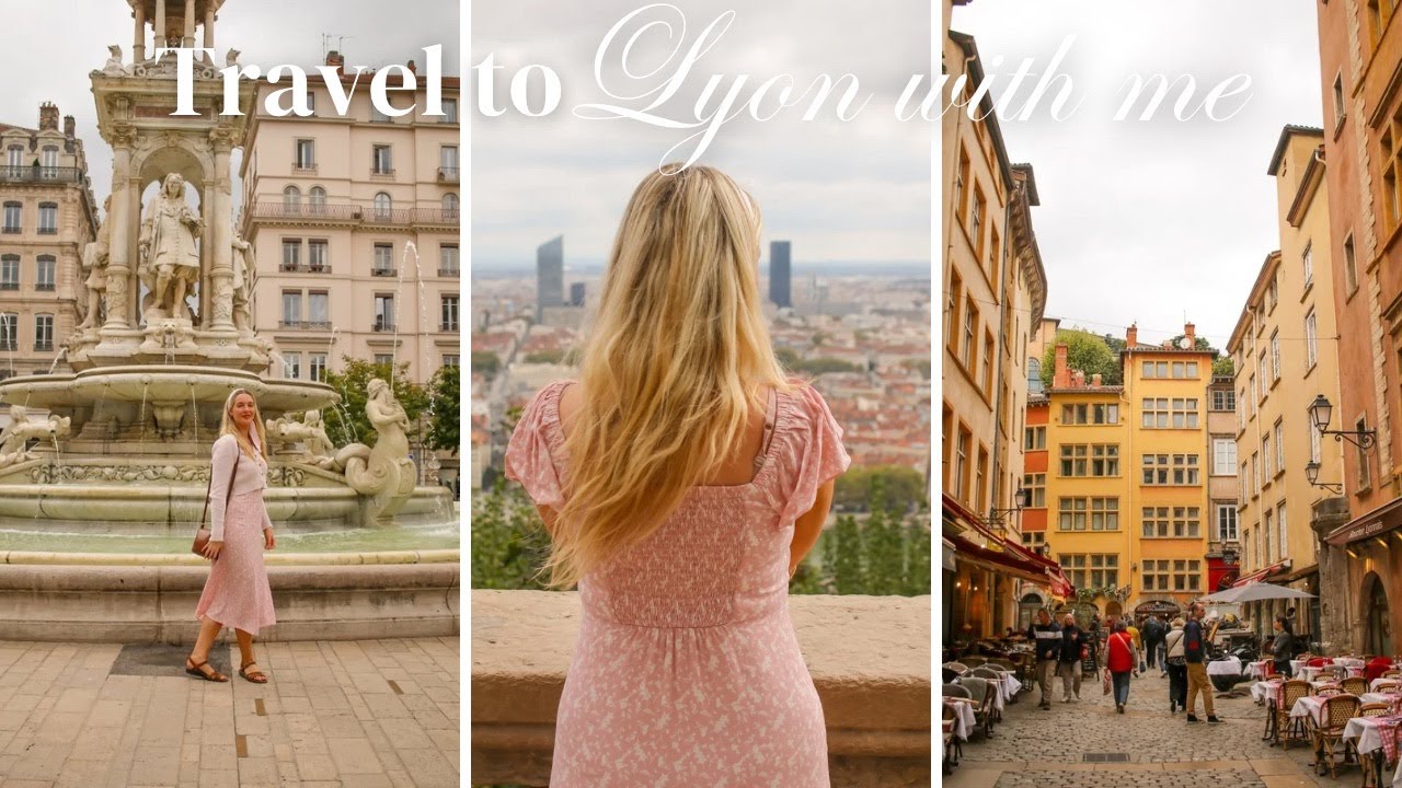 Lyon, France Travel Vlog - Historic architecture, old church, great food.