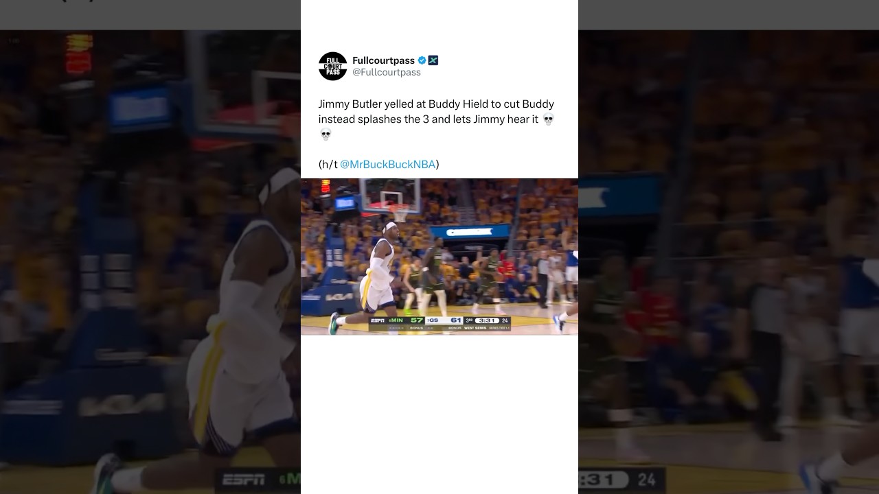 Jimmy Yells At Buddy Hield Telling Him To 