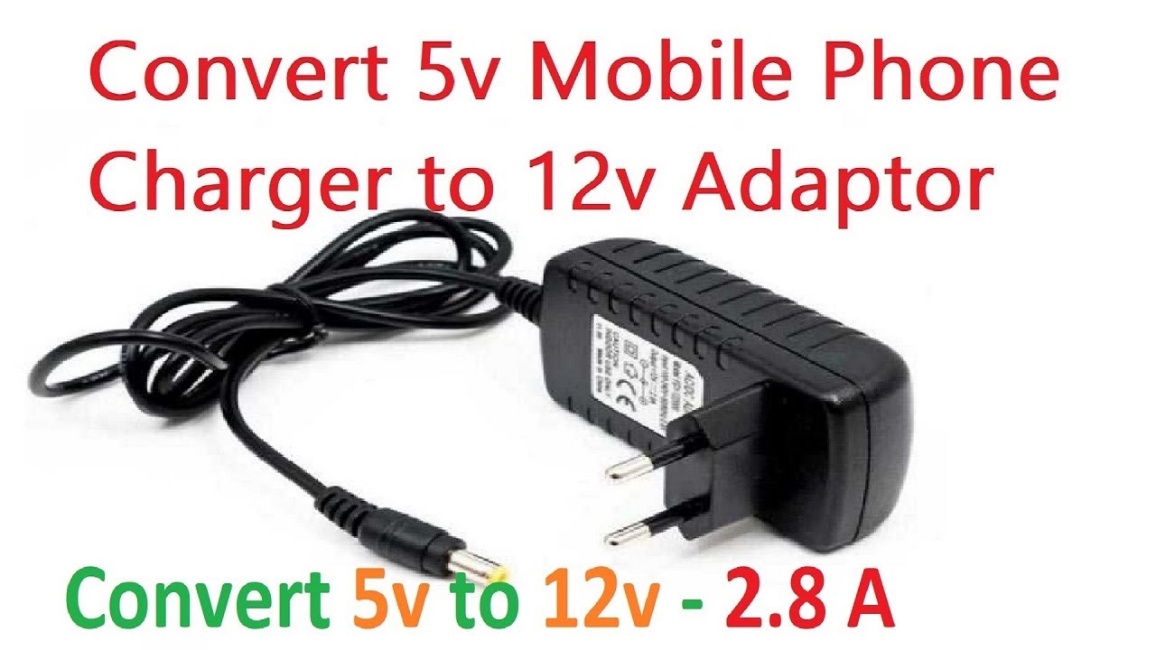 Преобразование зарядного устройства для мобильного телефона 5v в адаптер 12v 