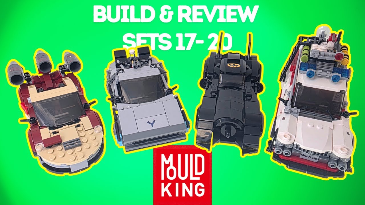 Building & Reviewing Mould King’s Mini Famous Cars (Sets 17 - 20) (Alternate Lego Brand)
