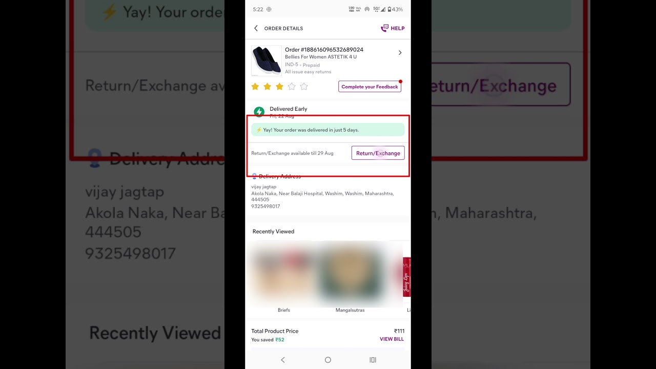 How to return exchange meesho orders 