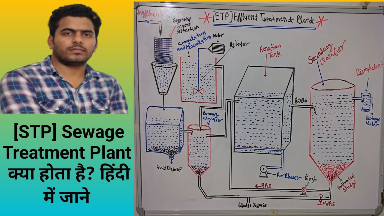 Sewage Treatment Plant| STP | Working & Principal of Sewage Treatment Plant in Hindi.