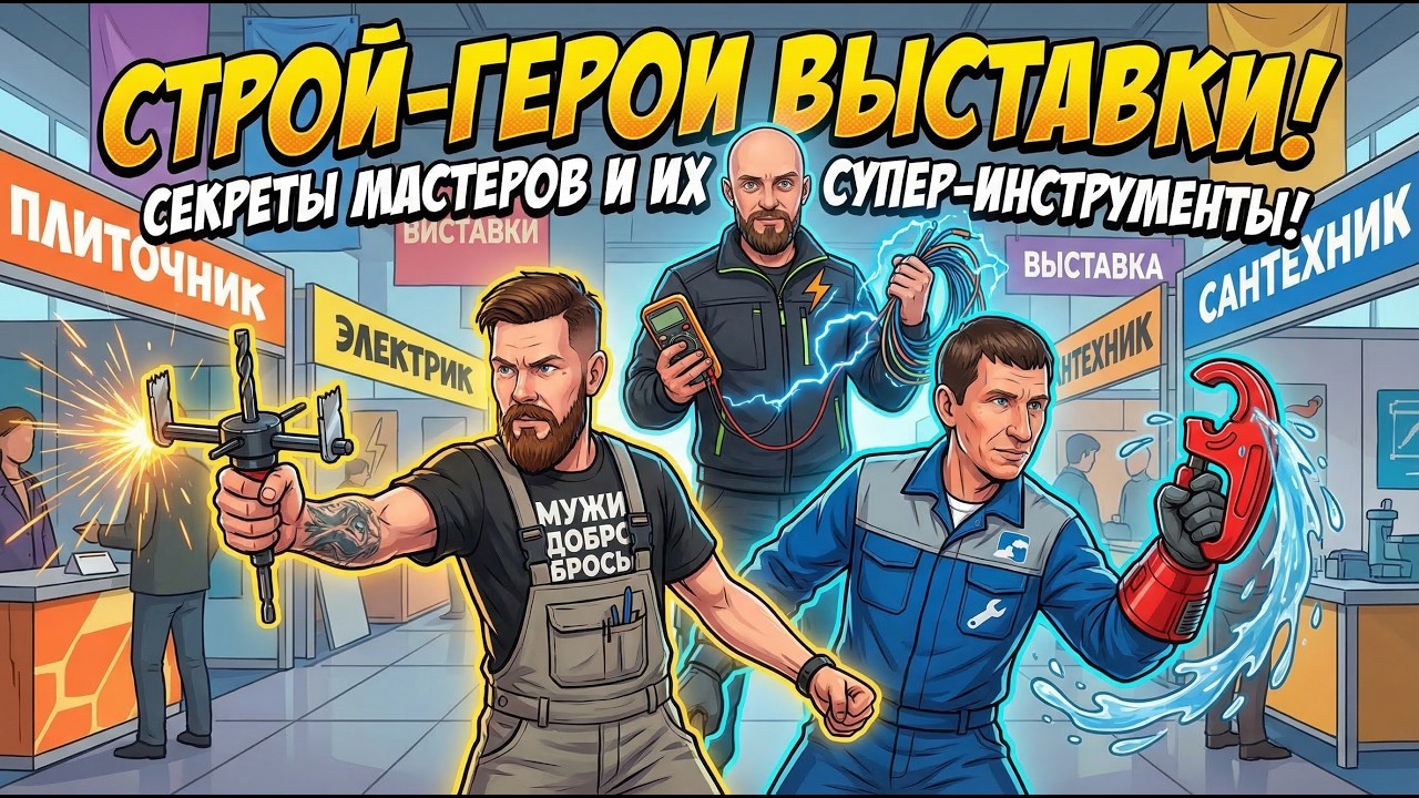 Разговоры о профессии. Плиточник, электрик, сантехник.