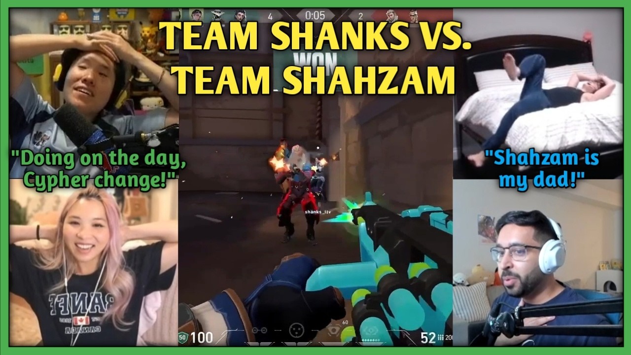 (ALL POVs) Toast Struggling To Play Cypher | Team Shanks vs. Team Shahzam | Valorant Twitch Rivals