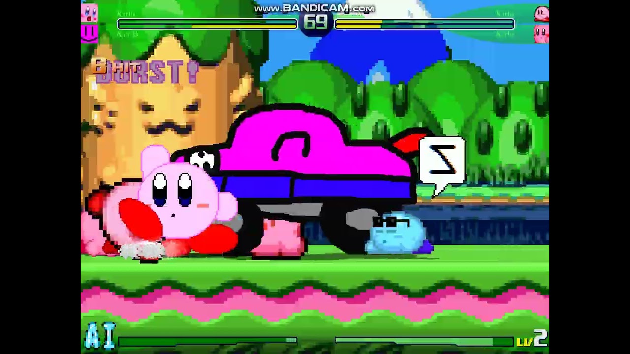 MUGEN: Kirby 4v4 battle