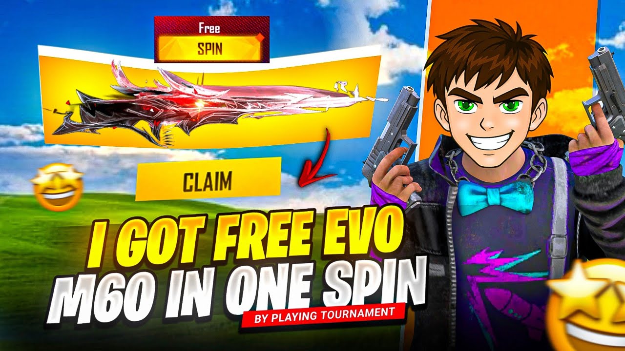 I Got 🔥 Free New Evo M60 😱 | In 1 Spin ☠️ | By Playing Tournament 🔫