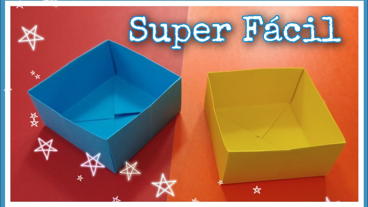 Origami Caixinha Super Fácil.