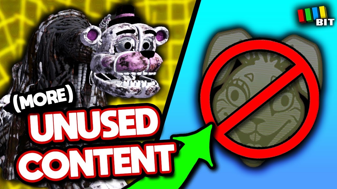 Ещё больше вырезанного контента и отладочное меню в FNAF RUIN | LOST BITS [TetraBitGaming]