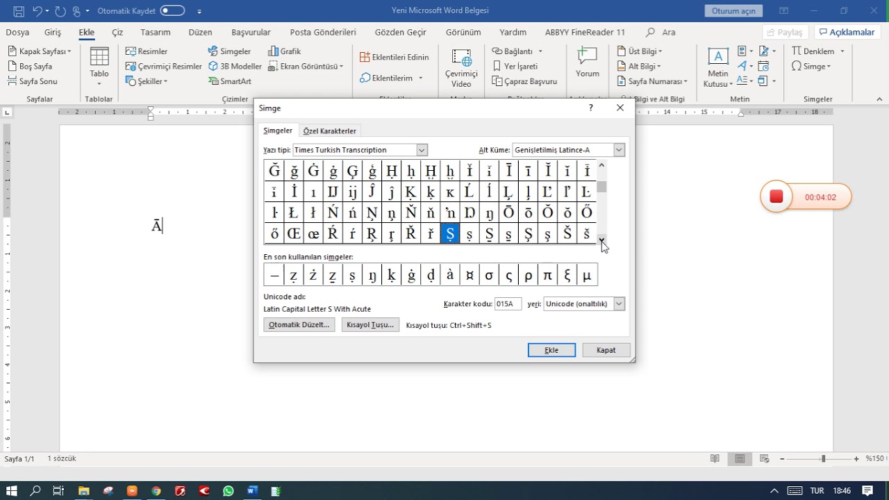 Osmanlıca Metinler İçin Transkripsiyon fontunun Yüklenmesi (Font Linki Açıklamada)