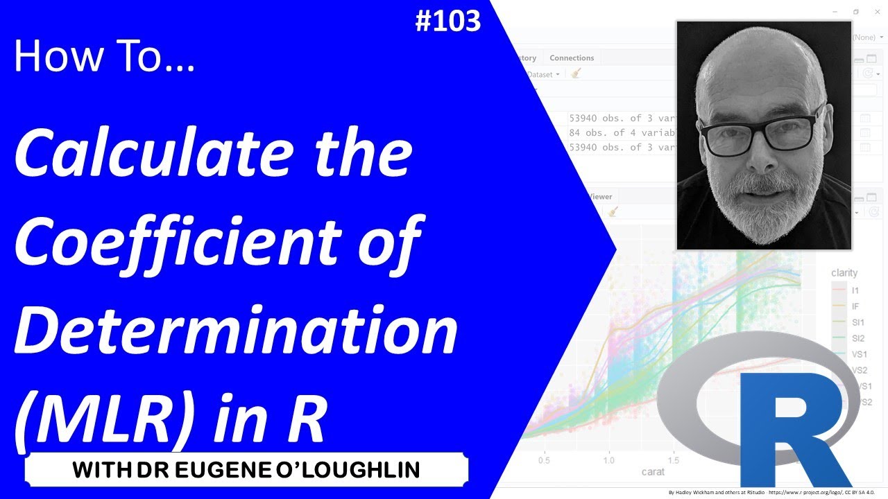 How To... Calculate the Coefficient of Determination in R #103
