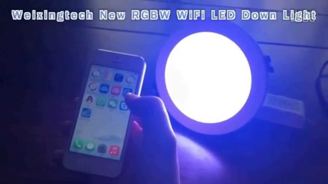New Intelligent WiFi LED Down Light with Long-distance Control - Tientec