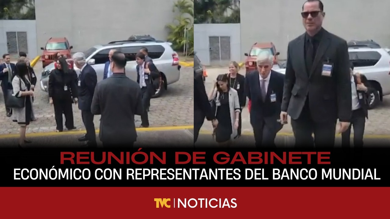 Reunión de Gabinete Económico con representantes del Banco Mundial.
