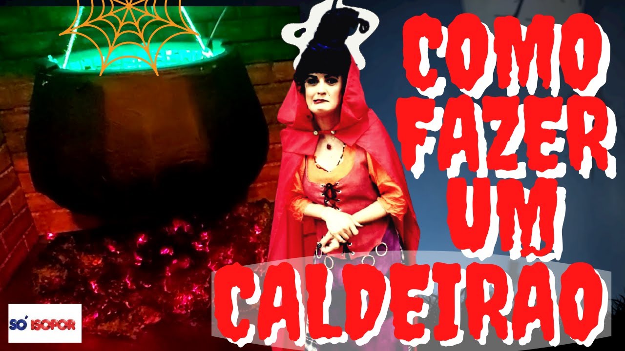 Como fazer um caldeirão de Bruxa Halloween| Top em Orlando
