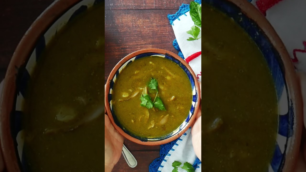 Mexican Vegan Pozole Verde (Green Pozole) #veganpozolegreen