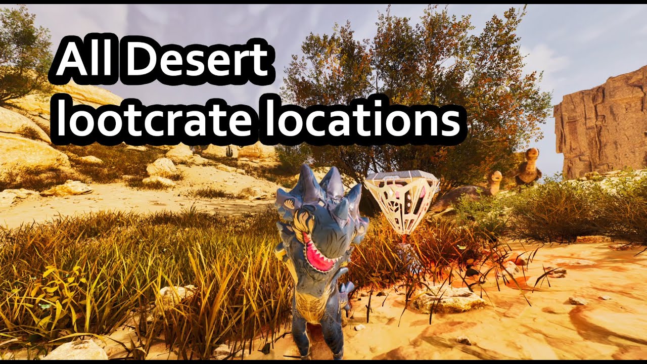 ARK ASA Ragnarok |  All desert deepsea lootcrate locations