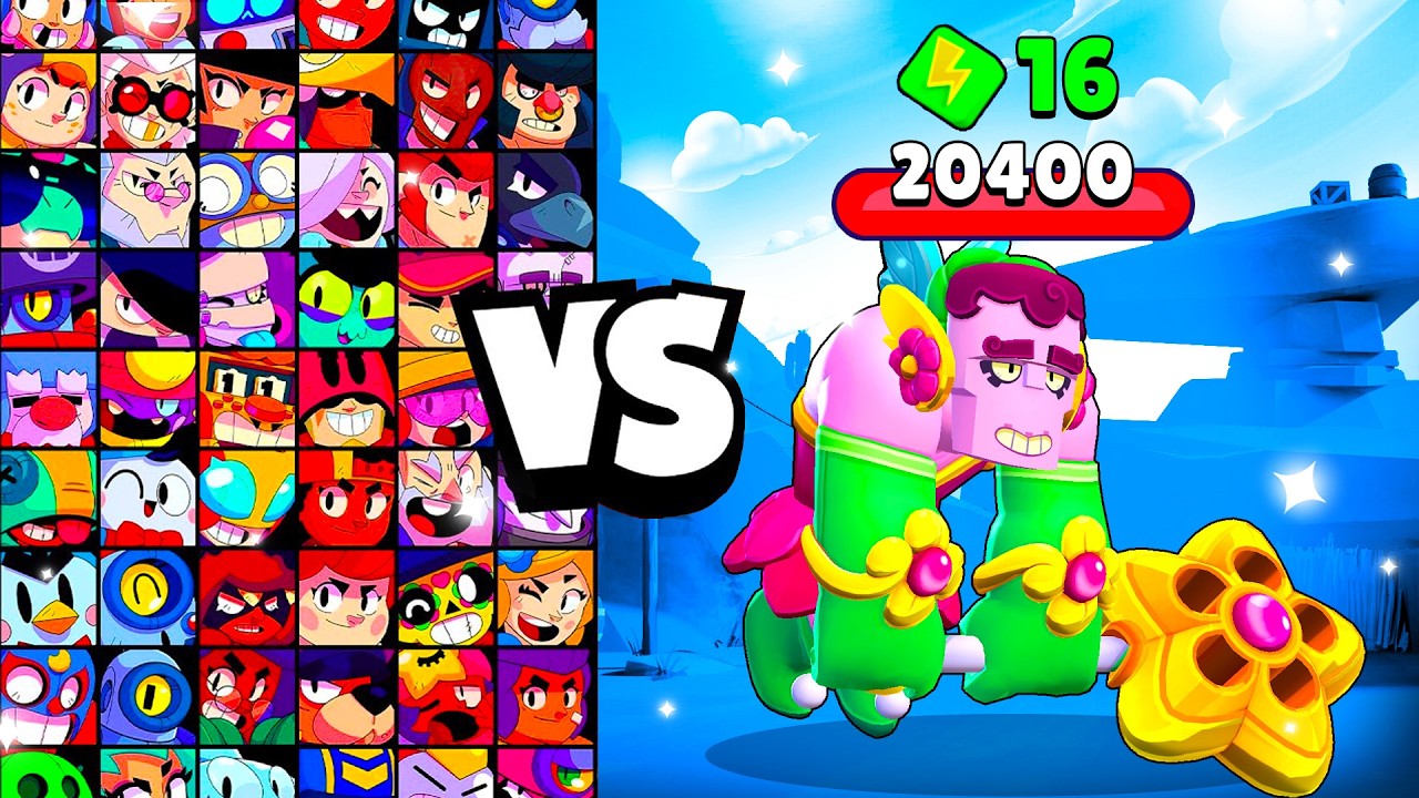 FAERIE FRANK vs ALL BRAWLERS! With 16 POWER-UPs! | Brawl Stars