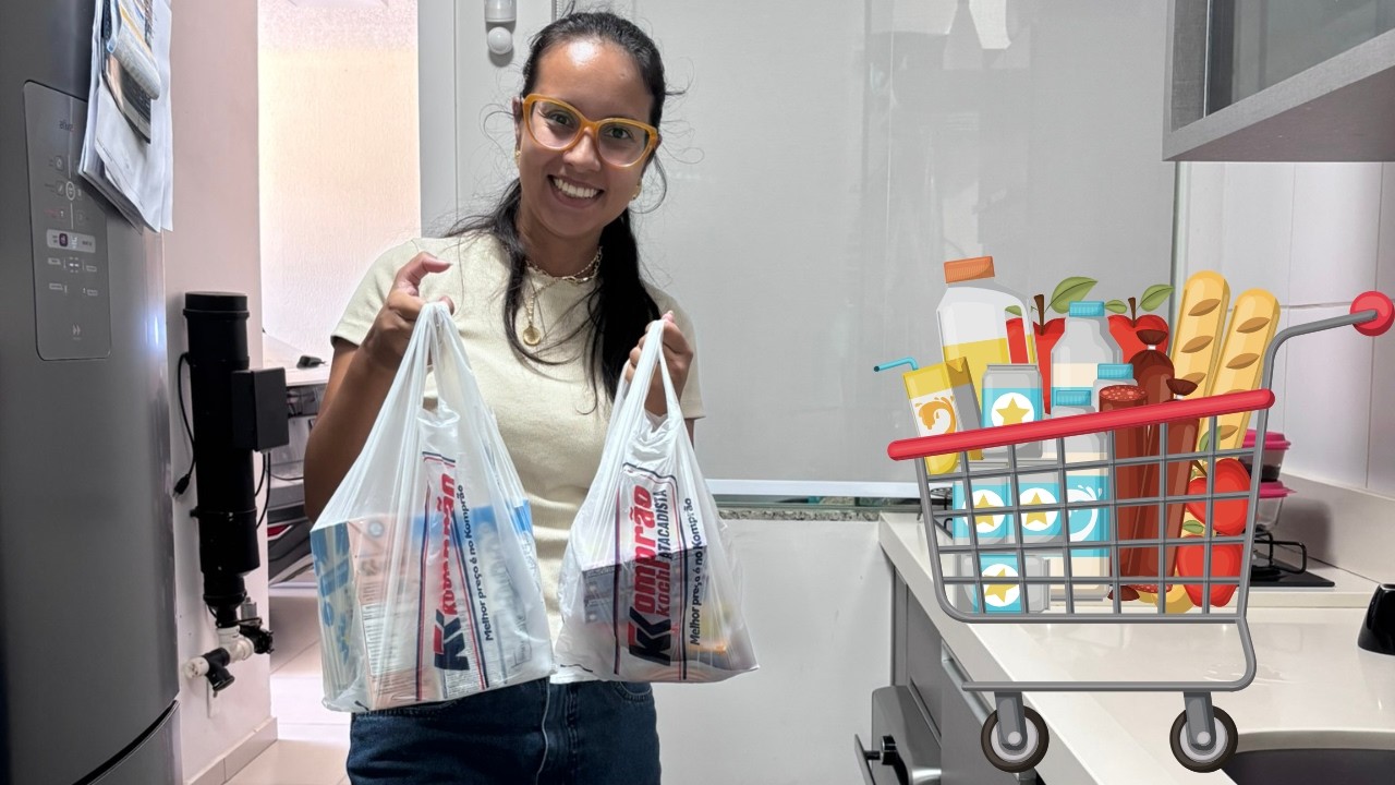 COMPRAS DE MERCADO DO MÊS!!! 🛒