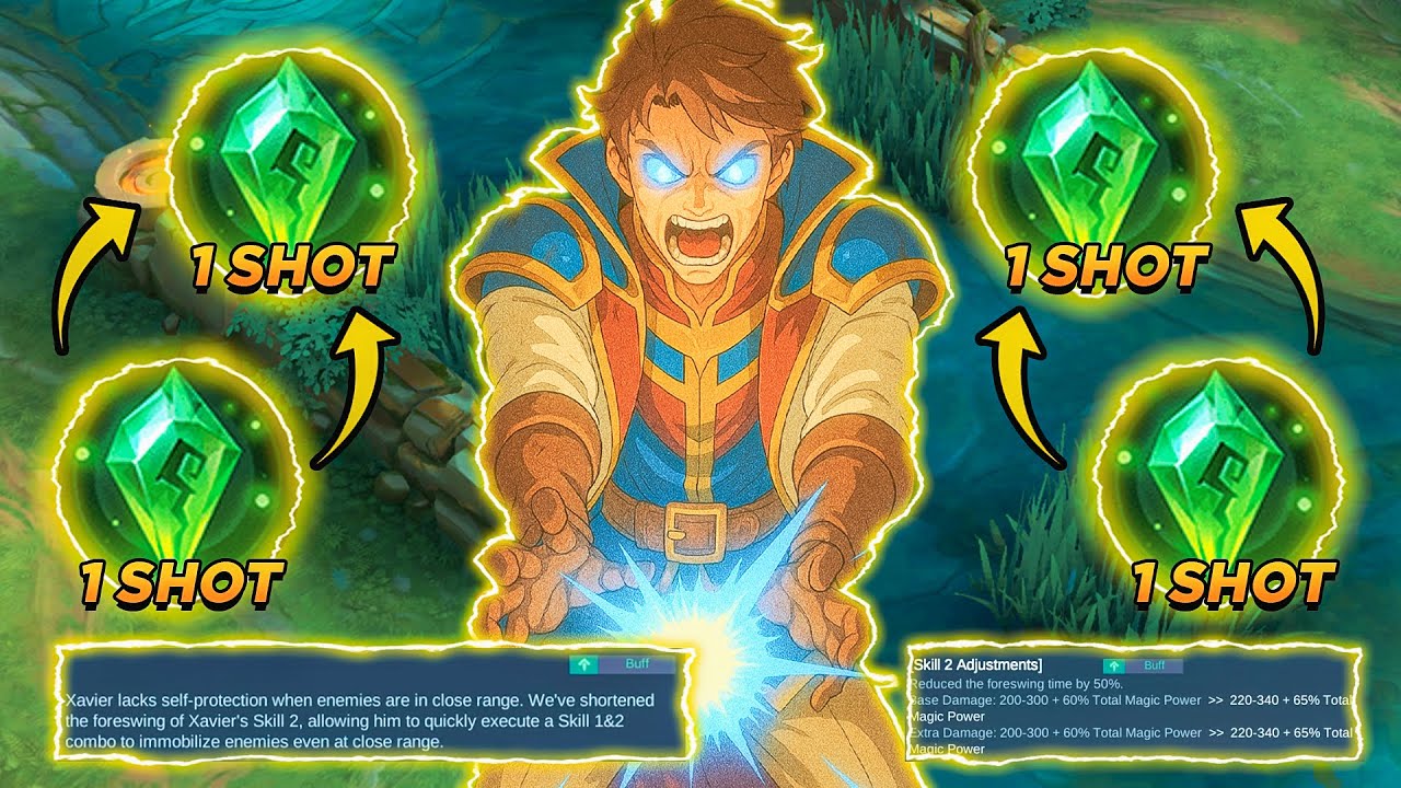 FINALLY BUFFED XAVIER IS HERE!! 😈 ( HERE'S COME THE NEW META! ) TOTALLY INSANE!! 😱 | MLBB