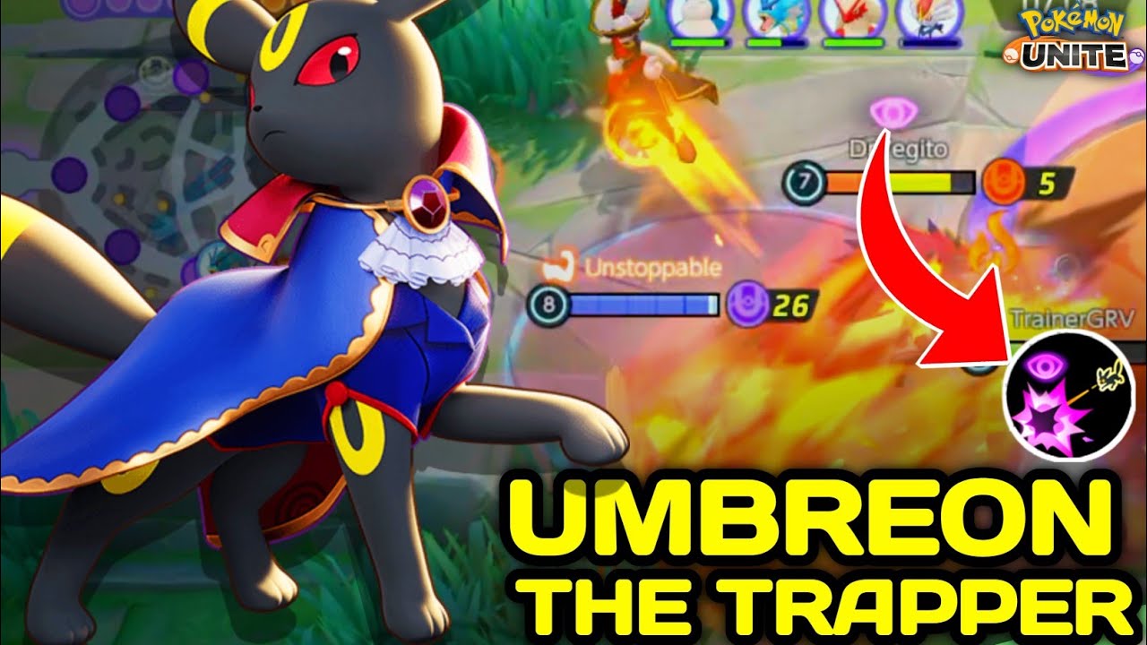33 Assist 😎 Mean Look Umbreon is the best Pokemon for any Targeter Pokemon | Pokemon Unite 