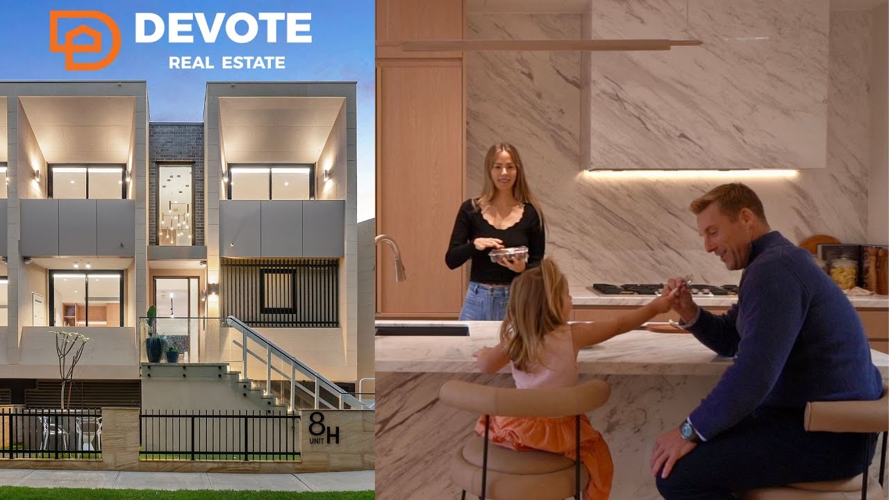 SOLD by TOM ZHANG & DANIEL: 3-Level Townhouse Unrivalled Luxury - 8 Wolseley Road Lindfield NSW 2070