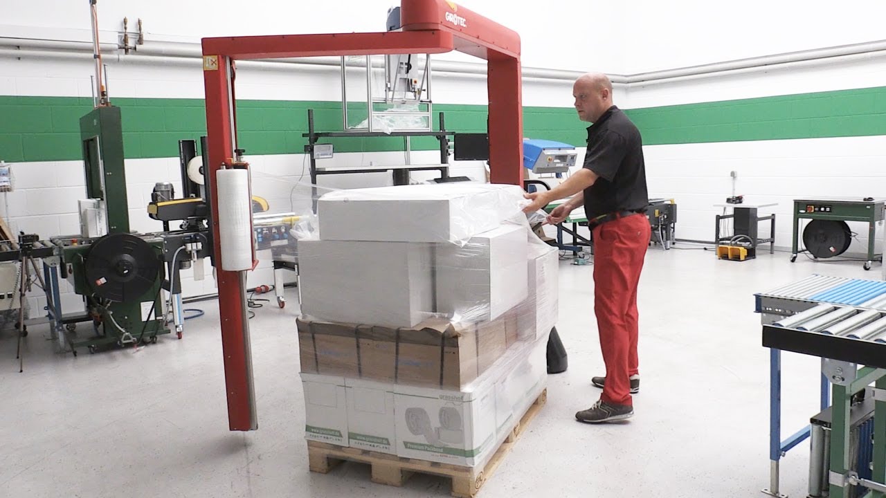 Girotec 2 RDL 1800 Regenprogramm zum Auflegen einer Abdeckfolie | Grasshoff Verpackungssysteme