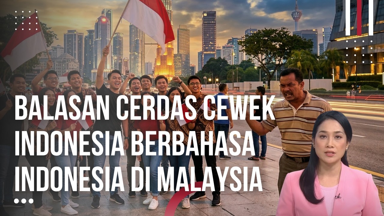 Balasan Cerdas Cewek Indonesia Saat Dihujat Karena Menggunakan Bahasa indonesia Di Malaysia