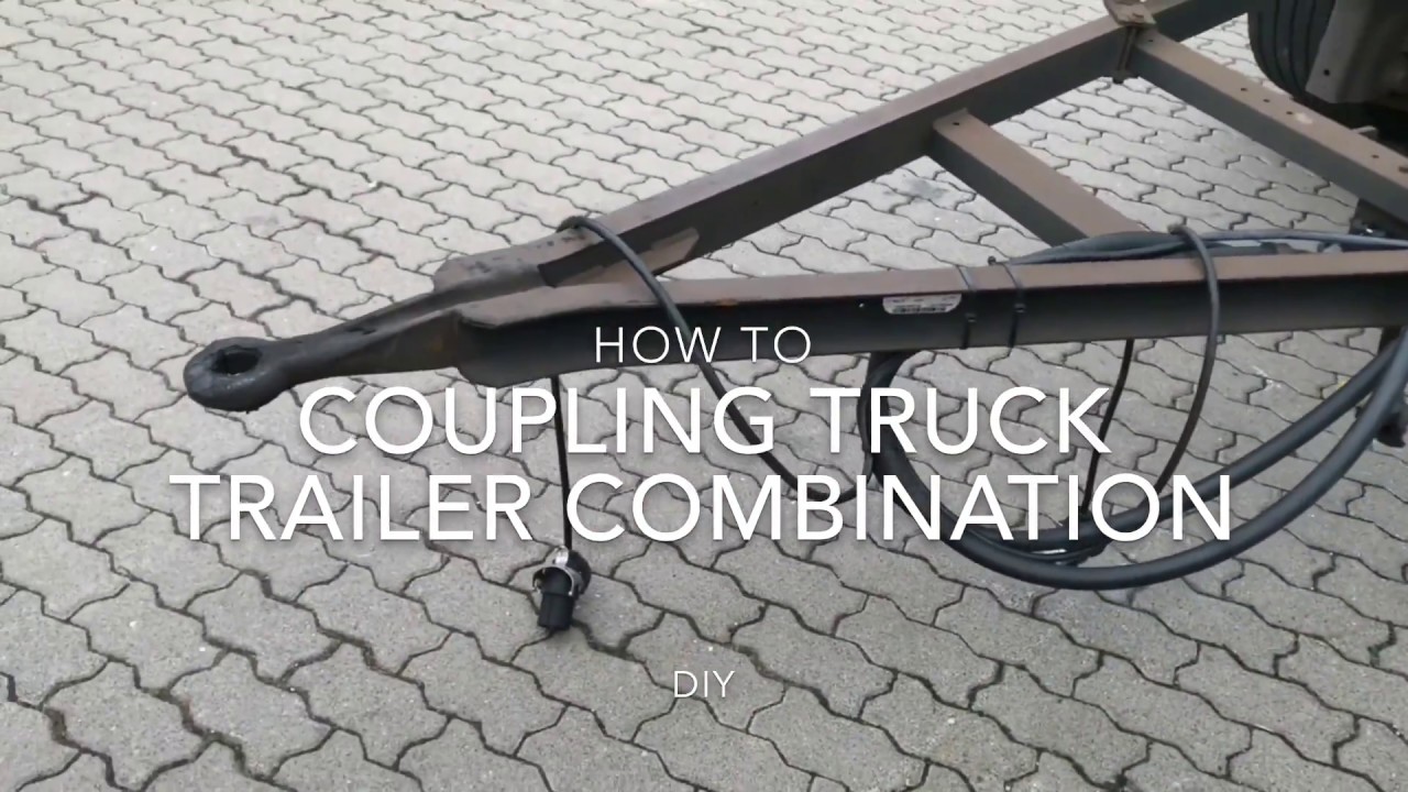 how to couple a Truck Trailer combination with Ringfeder coupling DIY