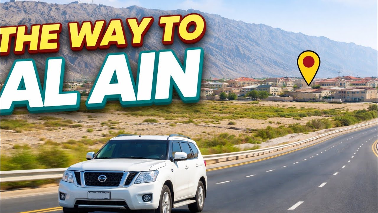 Peaceful Road Trip to Al Ain | Desert & Mountain Views UAE@ SeeruFilArdhi 