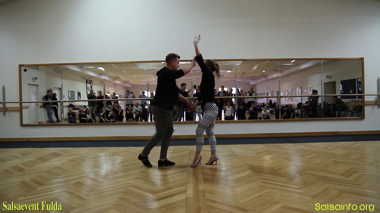 Chris DC & Malvi - Workshop Salsa II (mit Musik) (Fulda Salsaevent 2018) Salsa on1