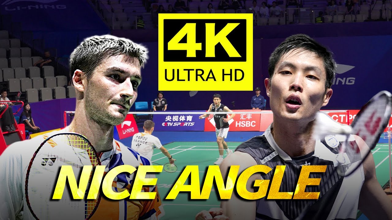 [4K60FPS] NICE ANGLE！Chou Tien Chen vs Christo Popov | 2025 China Masters | Highlights