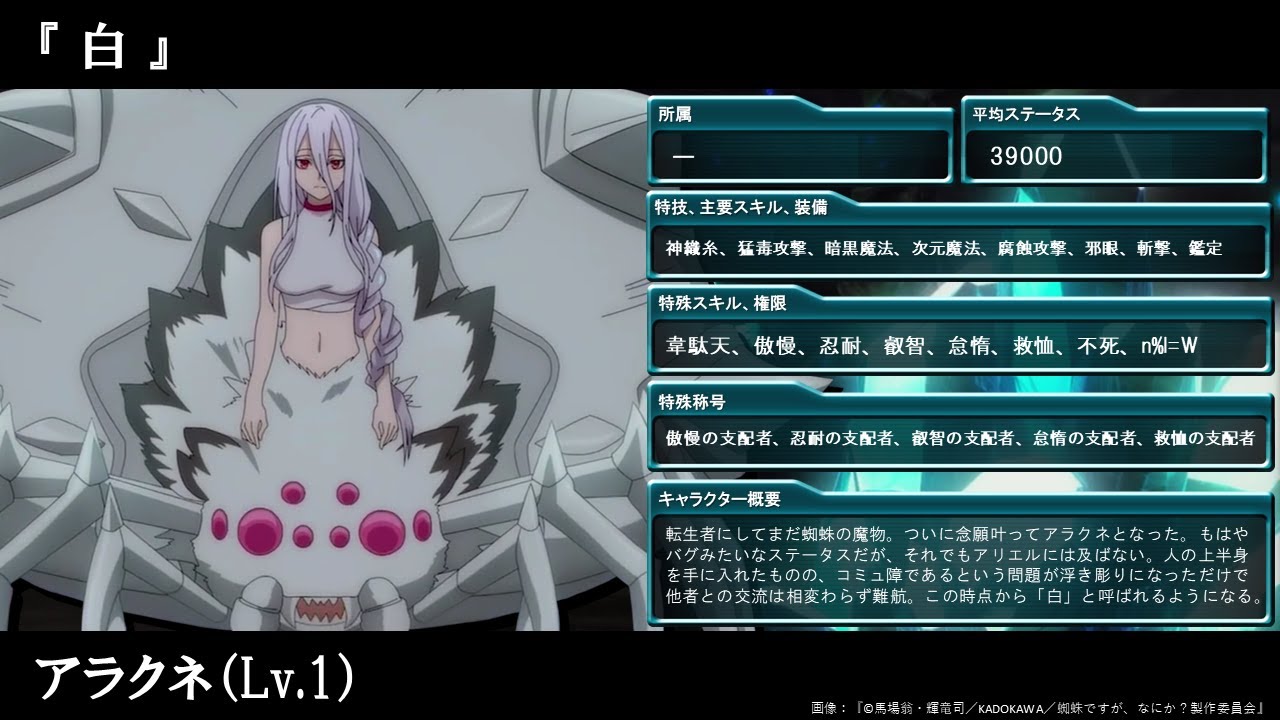 【蜘蛛ですが、なにか？】キャラクター＆魔物紹介（後編）【全力ネタバレ版】