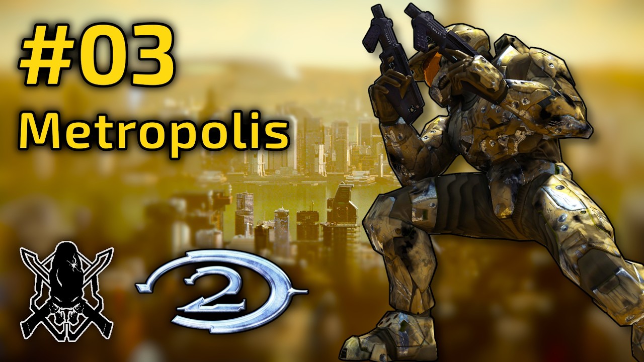 Halo 2 #03 - Metropolis (Legendary) Walkthrough [No Commentary]