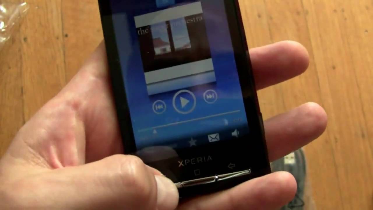 Sony Ericsson Xperia X10 Unboxing and Hands-On