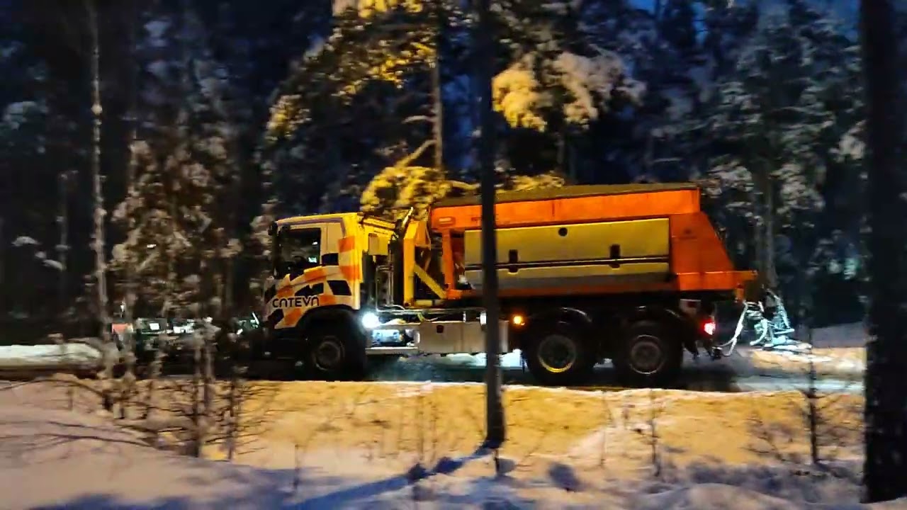 Lumenauraus / suolaus. Espoo Finland
