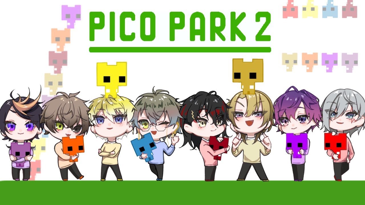 【PICO PARK 2】LUXIEM AND NOCTYX PICO PARK 2 COLLAB 【NIJISANJI EN | Luca Kaneshiro】