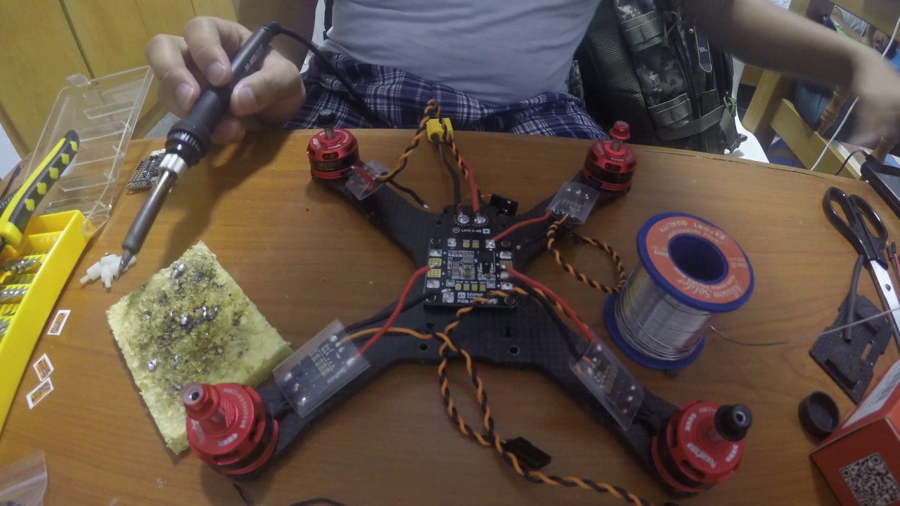 The Drone build process - Time lapse
