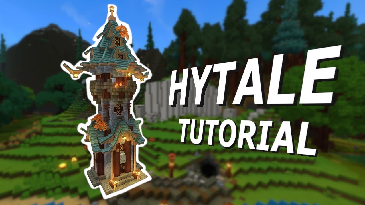 Hytale Build | Watch Tower | Full Tutorial | 