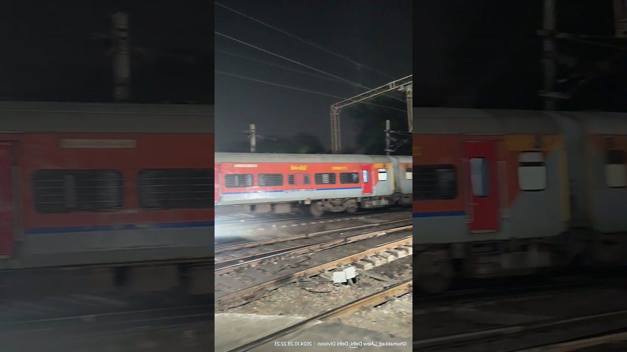 New Delhi Junction Announcement at Night #train #railway #english #indianrailways #railwaydepartment